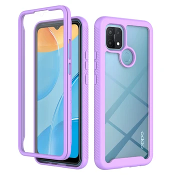 Shockproof Acrylic Mobile Phone Case for OPPO A15 A16 A52 A72 Realme C21Y Protection Back Cover Mobile Phone Case