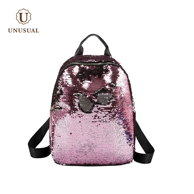 small sequin backpack