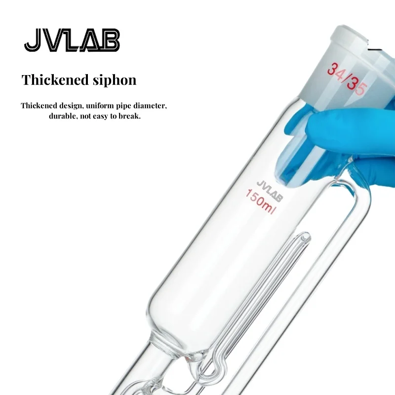 Extraction Bootle's JVLAB Boro 3.3 Glass Transparent Soxhlet Extraction Apparatus ...