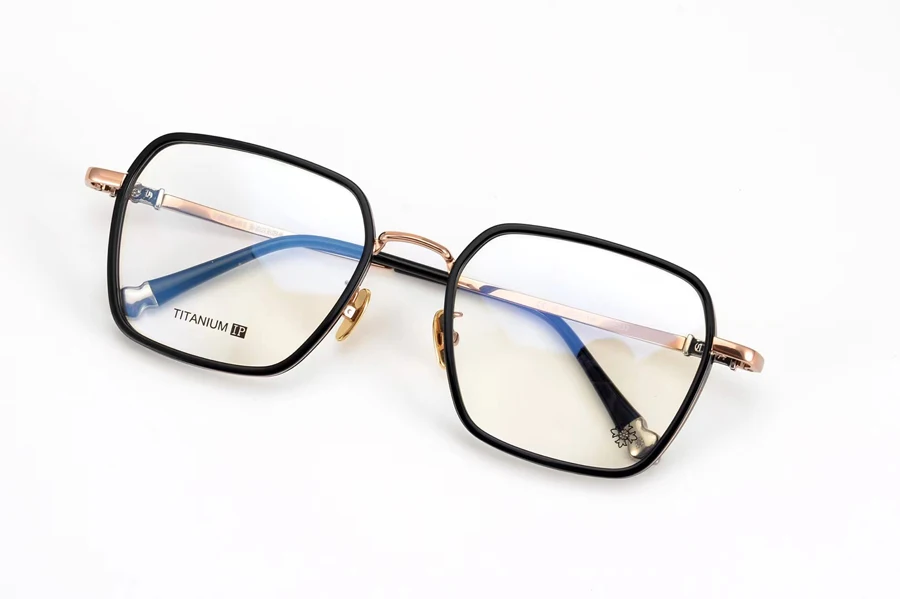 CH5232 Professional Design Half Frame Reading Glasses Titanium  Glasses Frame Japan