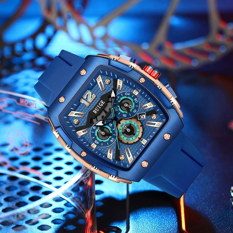 RUIGE Men's Watch - Stylish & Functional Multifunctional