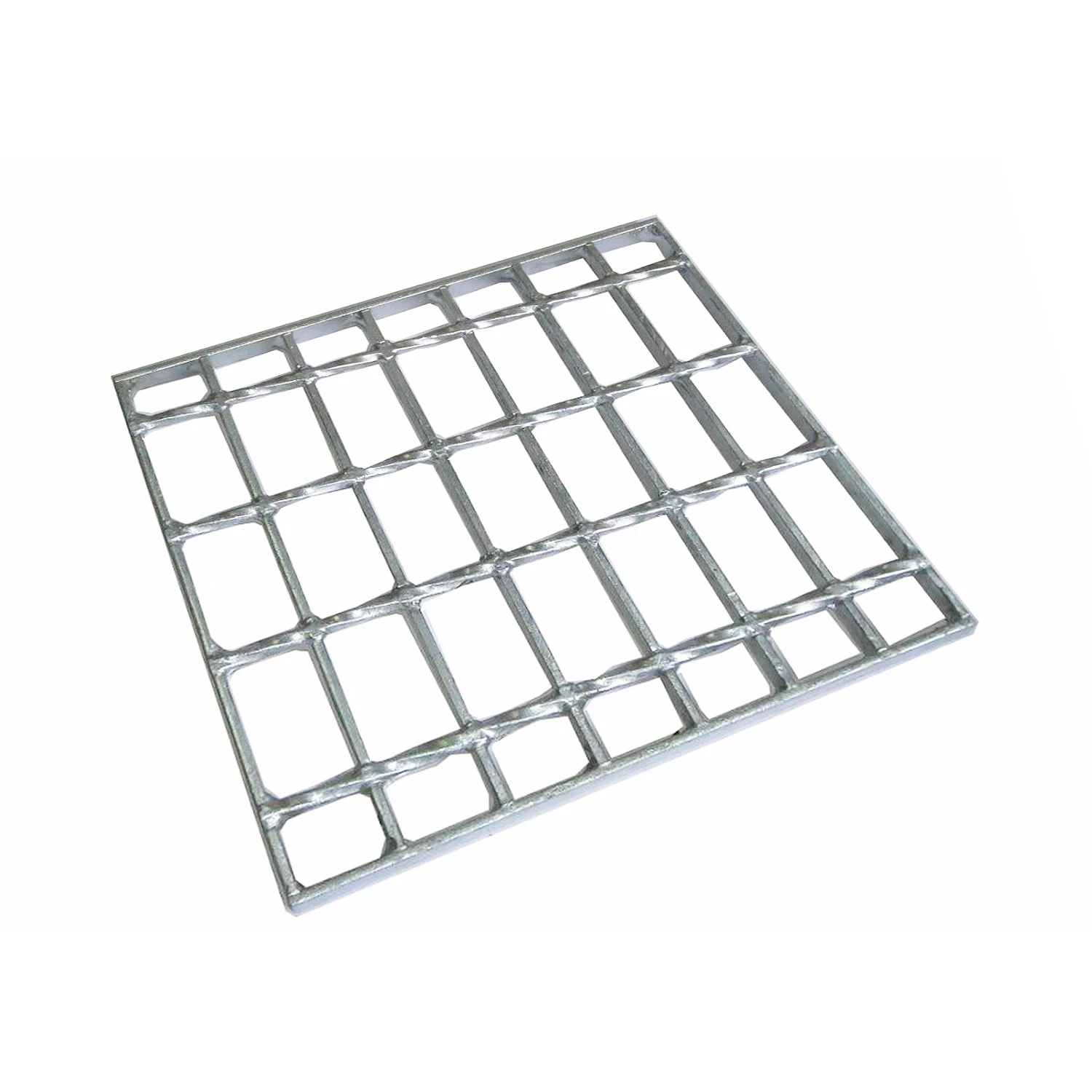 Hot DIP Galvanized Steel Driveway Grating Heavy Duty Metal Bearing Bar Steel Grid Serrated Steel Mesh supplier