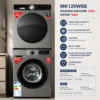 Combo lavadora secadora gris