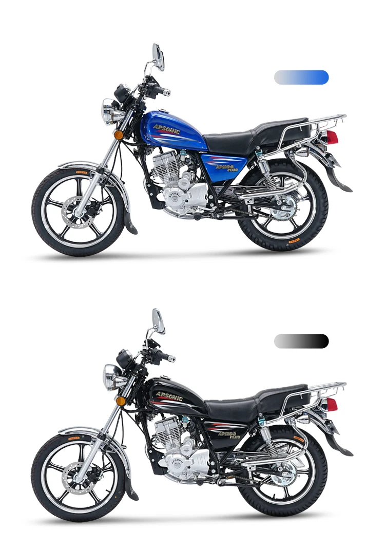 Version améliorée de la moto 125cc d'APSONIC pour l'Afrique