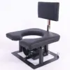 Silla de inodoro negra