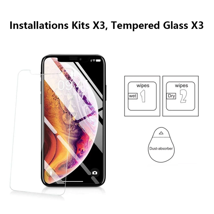 Amazon Hot For Iphone 12 11 Screen Protector 3 Pack 9h Anti Fingerprint Tempered Glass Screen Protector For Iphone 13