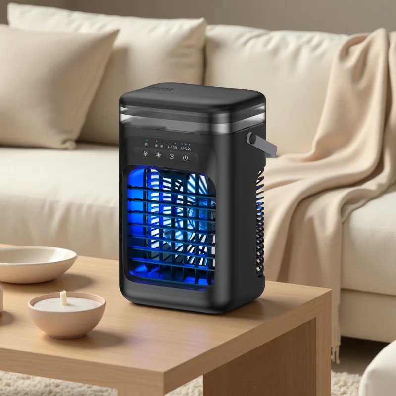 Portable Evaporative Air Cooler New USB Desktop Mist Fan Mini Air Conditioner For Home Office Study Personal Cooling_voghion.com