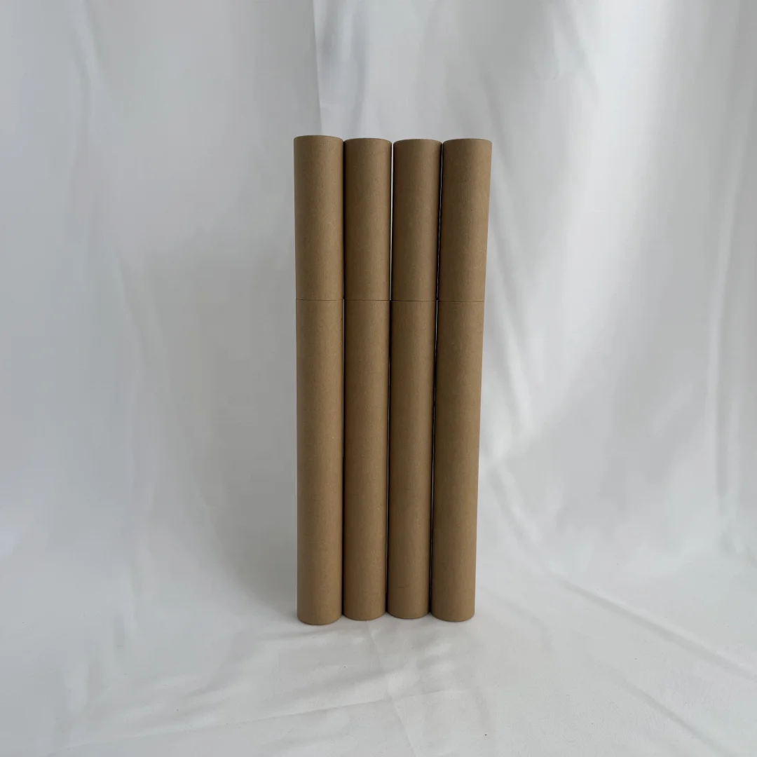 Plastic-free Paper Tube for Incense Thread Round Kraft Paper Tube Packaging Biodegradable Lip Balm Paper Tube With Factory Price
