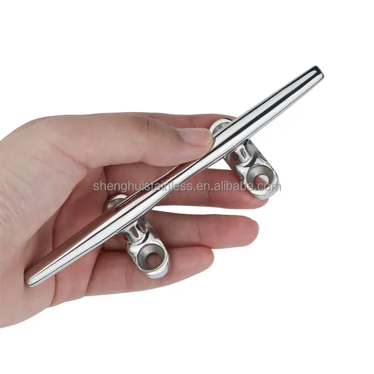 product docking mooring yacht hardware cleat foldaway cast g316 stainless steel 129mm 5-5