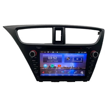 BEST PRICE 8 inch Quad Core 8 CORE android 10.0 car gps car dvd player with BT 4G wifi 6G 128GB 4G 64GB For Honda Civic 2014