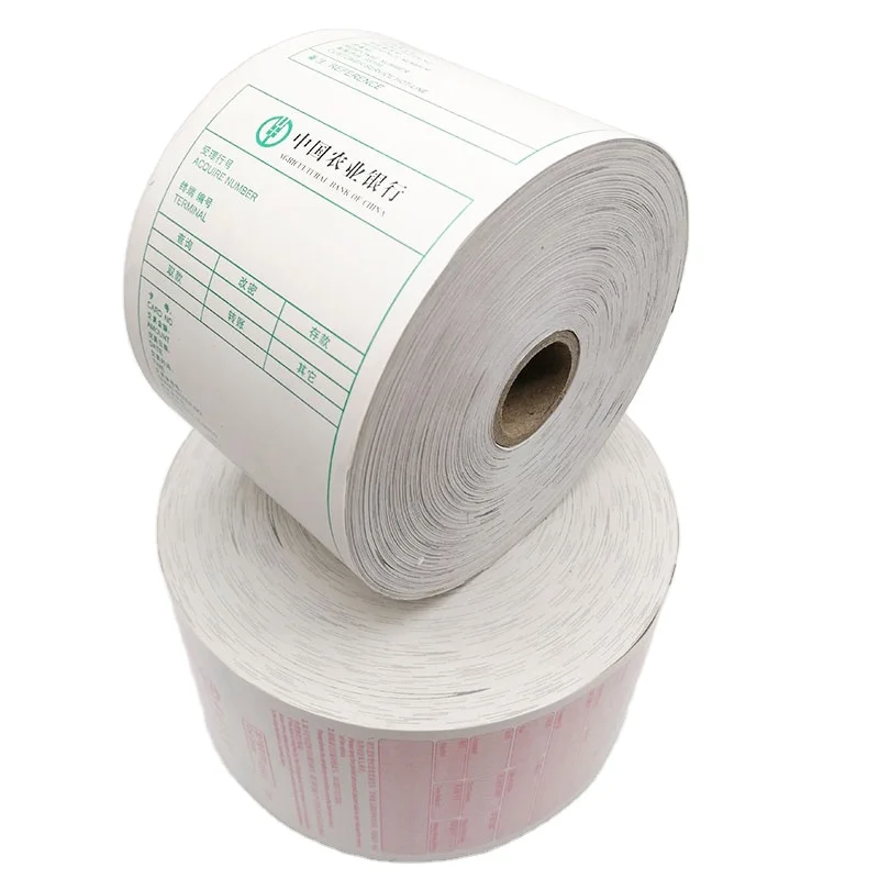 Customized cash register thermal heat transfer paper roll for automatic thermal paper cutter