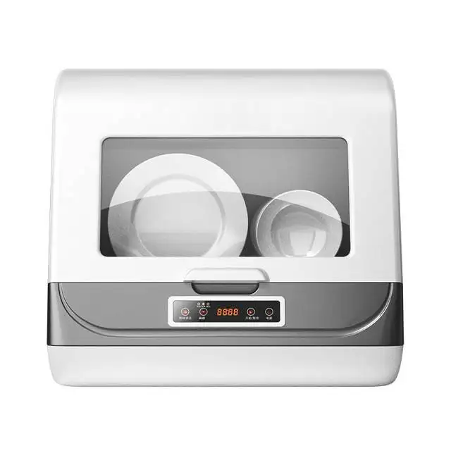 Ασφαλής αυτόματη κουκουλών τύπων επιτραπέζιων κορυφών μηχανή πλυντηρίων πιάτων πλυντηρίων πιάτων μίνι φορητή εμπορική