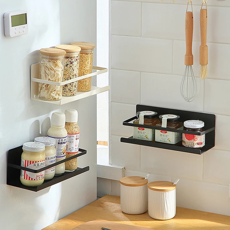 Kitchen Shelves Spice Side Storage Holders & Racks