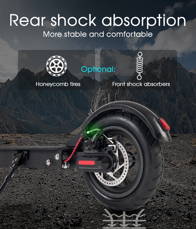 Maxwheel E9D 350w Motor 7.5ah Lithium Battery Scooter 3 Seconds Fast