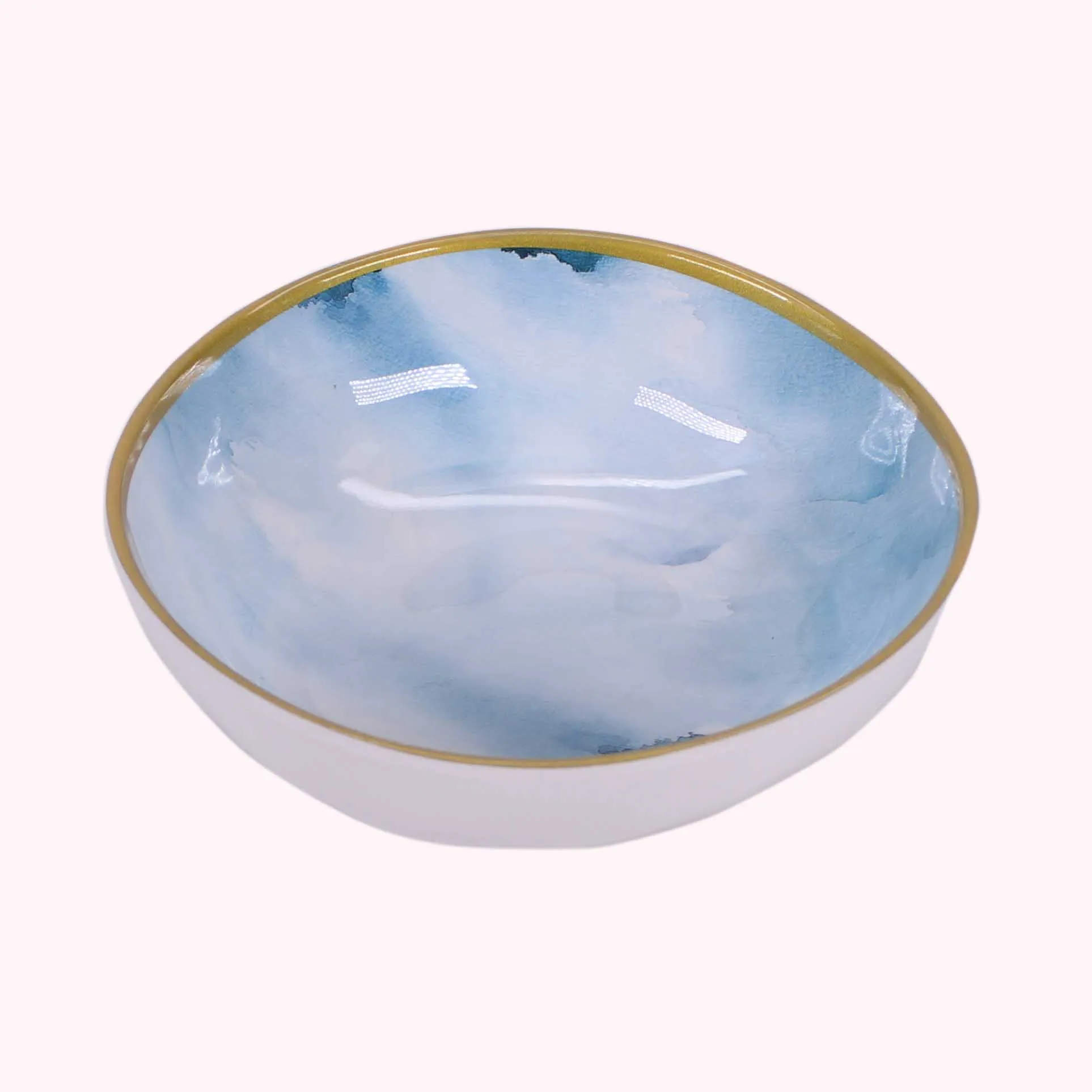 Irregular custom printing golden edge melamine dinnerware unbreakable melamine plates melamine bowls