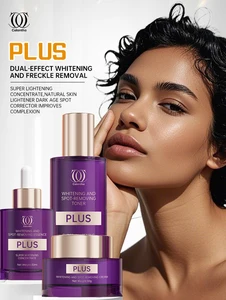 Acne Treatment Products  Vitamin C & Kojic Acid Herbal Whitening Anti-Aging Wrinkle Face Cream Serum Skin Care Set