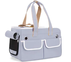 HiHo Outdoor Portable Pet Bag Carrier Cross-body Shoulder Bag for Small Cat Dog Large Capacity Foldable Breathable Pet Handbag