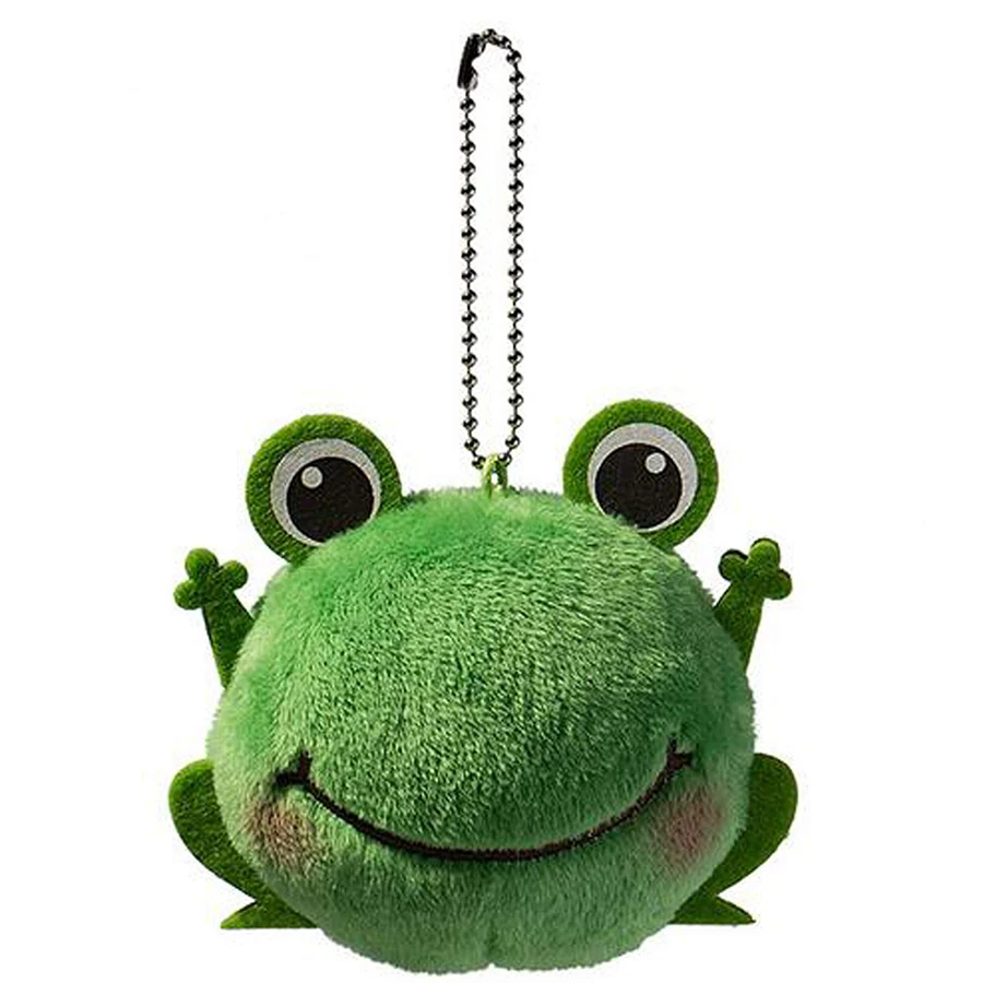 plush frog keychain