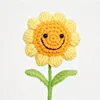 Five-ring smiley face double-leaf sunflower