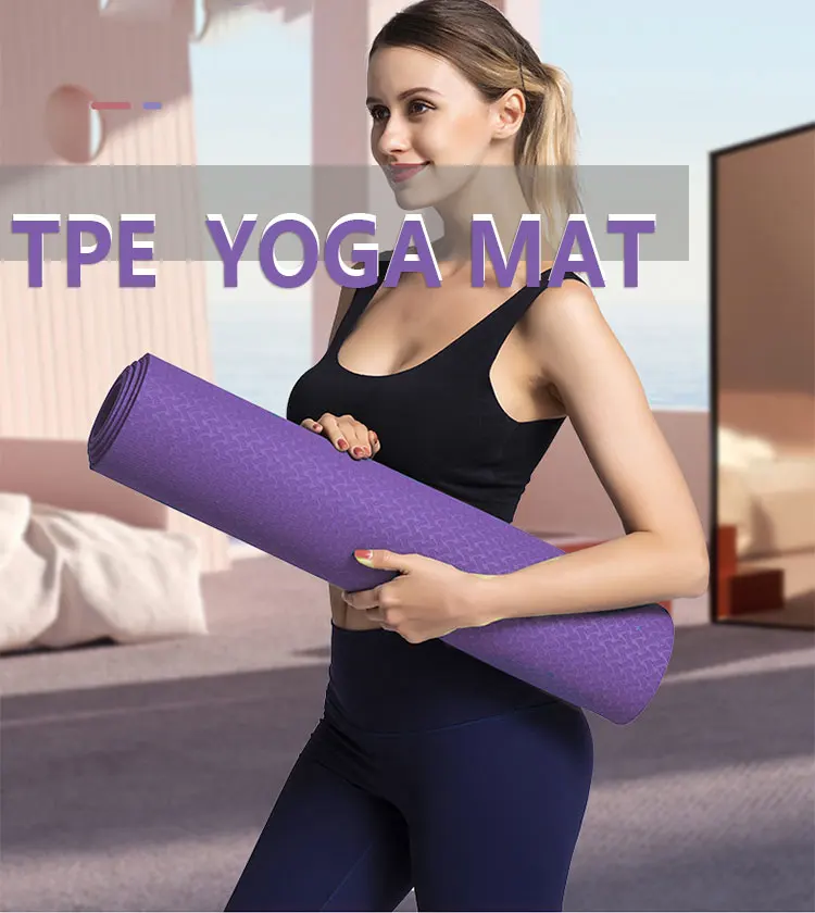 High Quality Cheap Price Tpe Logo Custom Prints S Cover Yoga Mat For
