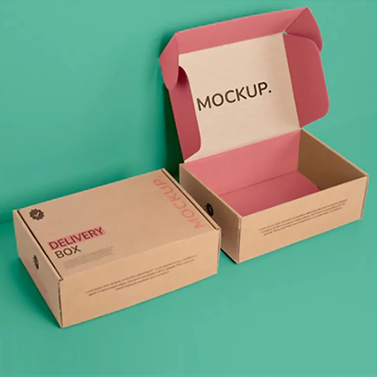 Free Samples Custom Corrugated Cardboard Mailer Box Eco Friendly Shipping Mailing Paper Boxes with logo Packaging