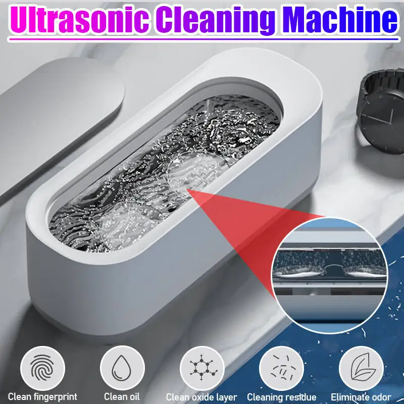 Бытовая техника 500 мл ультразвуковой очиститель портативная мини-стиральная машина ультразвуковая ванна ультразвуковые устройства для очистки очков