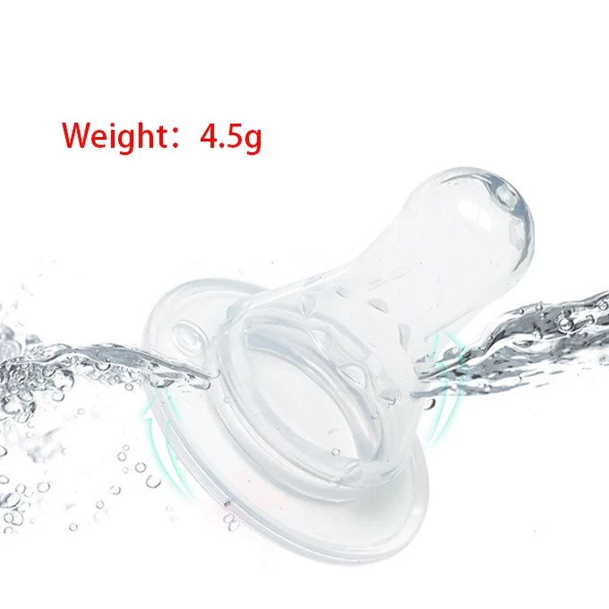 BPA-freie weiche transparente Silikonnippel für Babyflaschen, langlebig und für Säuglinge im Alter von 0-12 Monaten