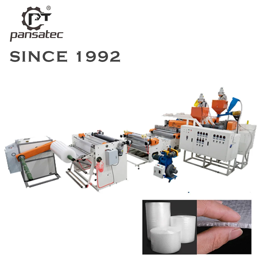 Three Layers Single Screw 1200mm Width Swimming Pool Cover Laminated air Bubble Film Making Machine
