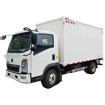 Sinotruk Howo 4x2 Cargo Truck 5ton 6ton 7ton 8ton Light Duty Lorry Van ...