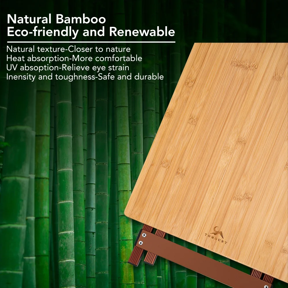 TOMOUNT портативные легкие складные столы из нержавеющей стали для использования на открытом воздухе кемпинга и пикника легко носить с собой натурального