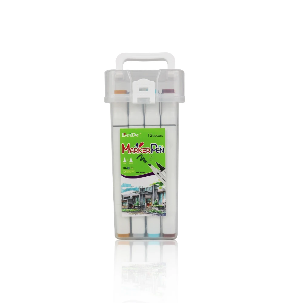 Permanent Marker Pens Highlighters Alcohol Based Dual Tip Art Markers