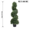 Albero Topiario a Spirale Verde Artificiale in Cipresso (90 cm/2,95 ft)