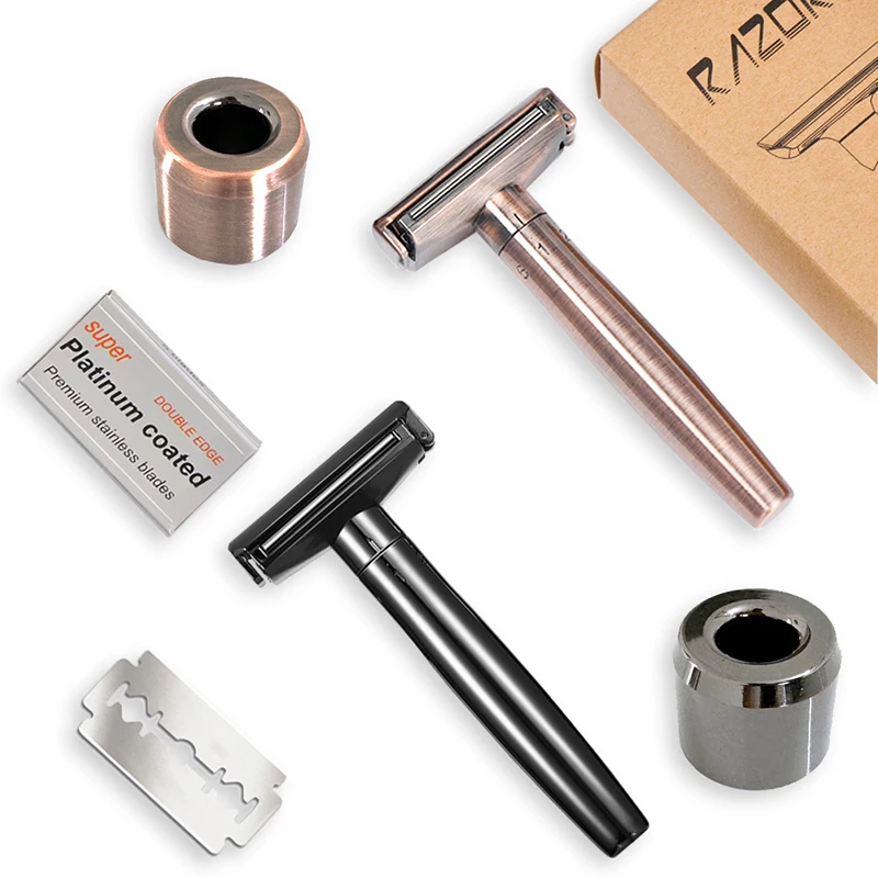 FYD Custom Adjustable Metal Double Edge Shaving Razors Men Safety Razor