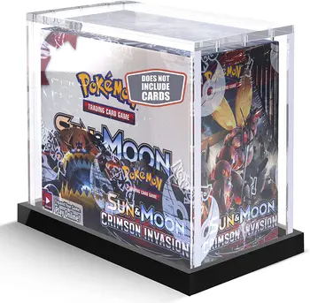Premium Acrylic  Magnetic Display Case Booster Box  Case Acrylic Display Storage - Cards NOT Included
