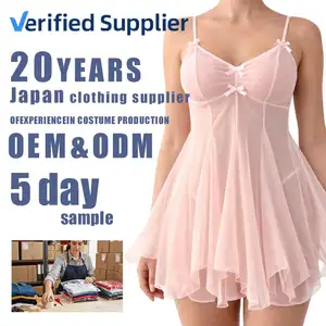 Custom Sexy Women Floral Satin Lace Breathable Soft Elegant Fashion Nightdress OEM ODM Lingerie Front Logo Vacation 3XL