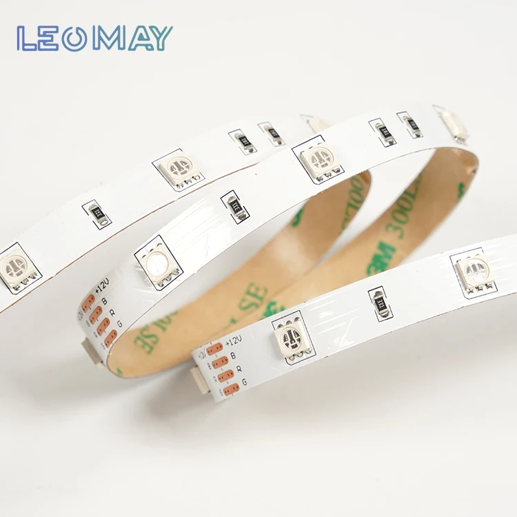 12V 2A Flex RGB LED Light Strip 5050 SMD 300 LED 60 Led/m Non Waterproof 24 Key - Foto 14