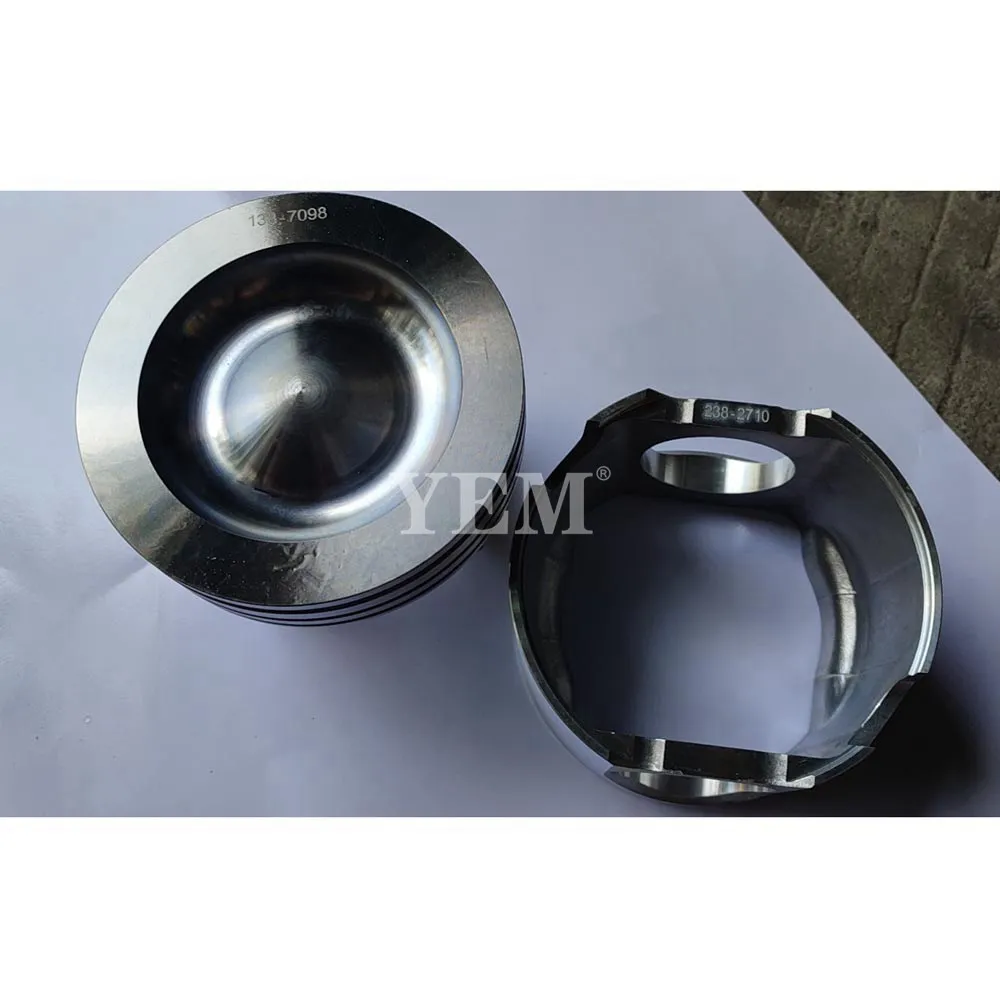 C10 Engine Piston Kit With Piston Pin 133-7098 238-2710 for Caterpillar Excavator Truck Lawn Mower Marine Engine