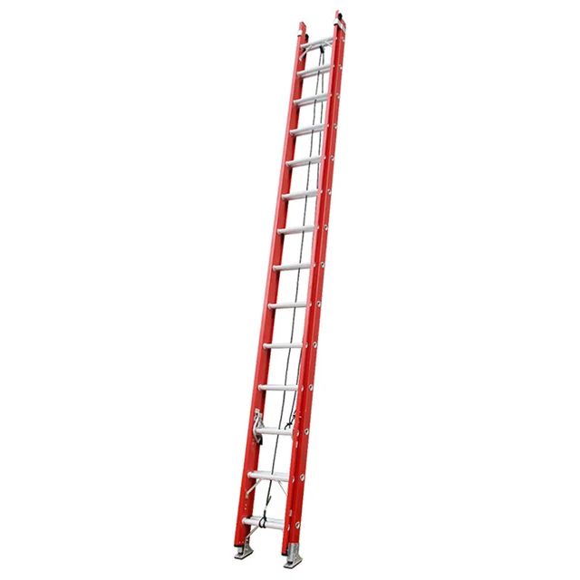 Louisville Ladder 20 Foot Fiberglass Extension Ladder With Pro Top