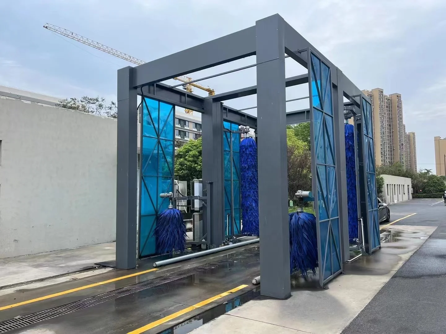 Shinewash R5 Fully Automatic Wash Machine for Bus Truck Train Gantry Rollover & Tunnel Type Two Options Fast Speed 3 Mins a Car