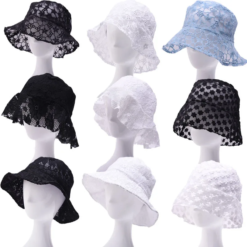 Buy Lace Bucket Hats,Lace Fisherman Hat 