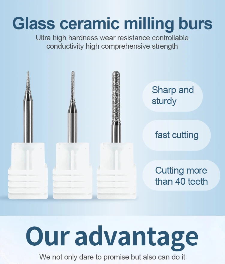 Rongmanji Laboratory Dental Cad Cam Vhf Cutting Tools Glass-ceramic L ...