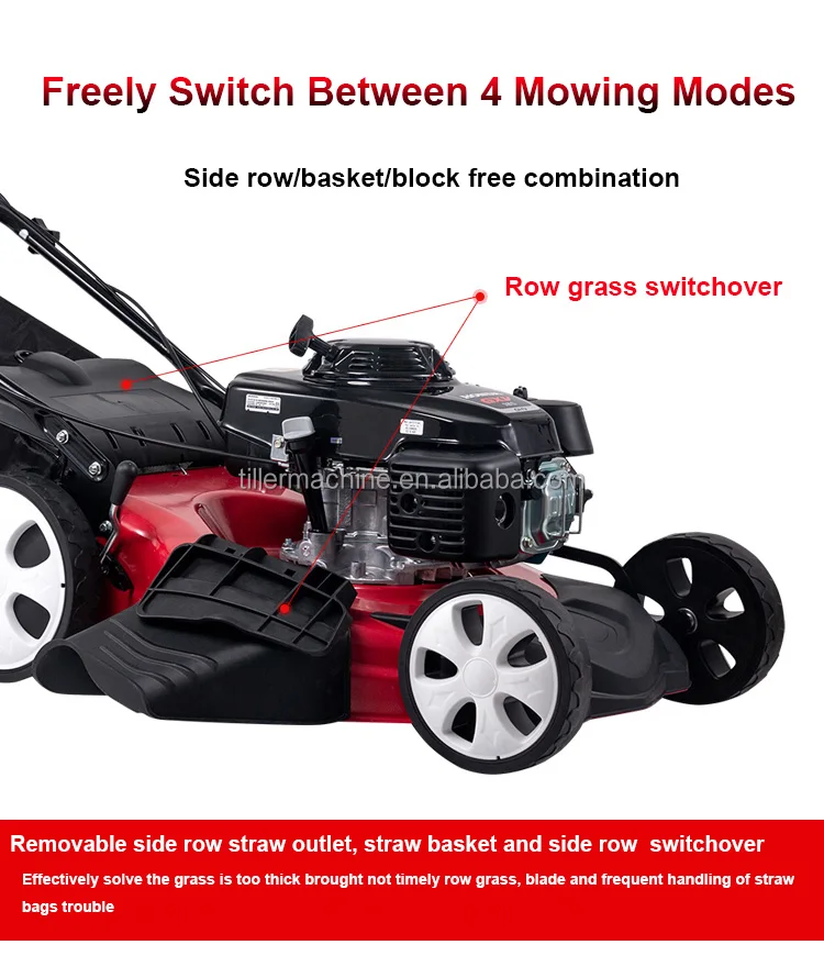 Manual Folding Handle Lawn Mowers With Mini Hay Baler Buy Falding