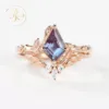 Lab Alexandrite Ring Shape 1