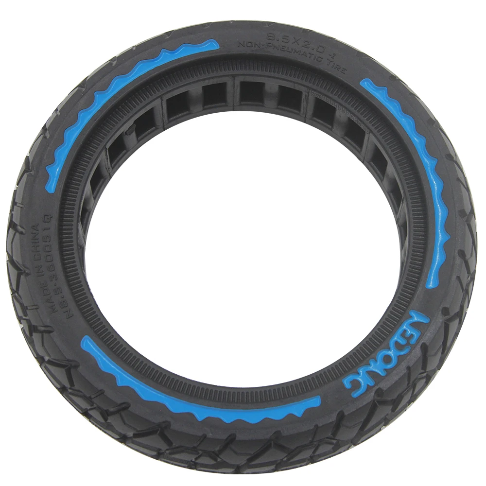 Factory Supply Off-Road Solid Honeycomb Tires 8.5*2.0 Slotted Shock-Absorbing Tires for XIAOMI Series Electric Scooter Kids'