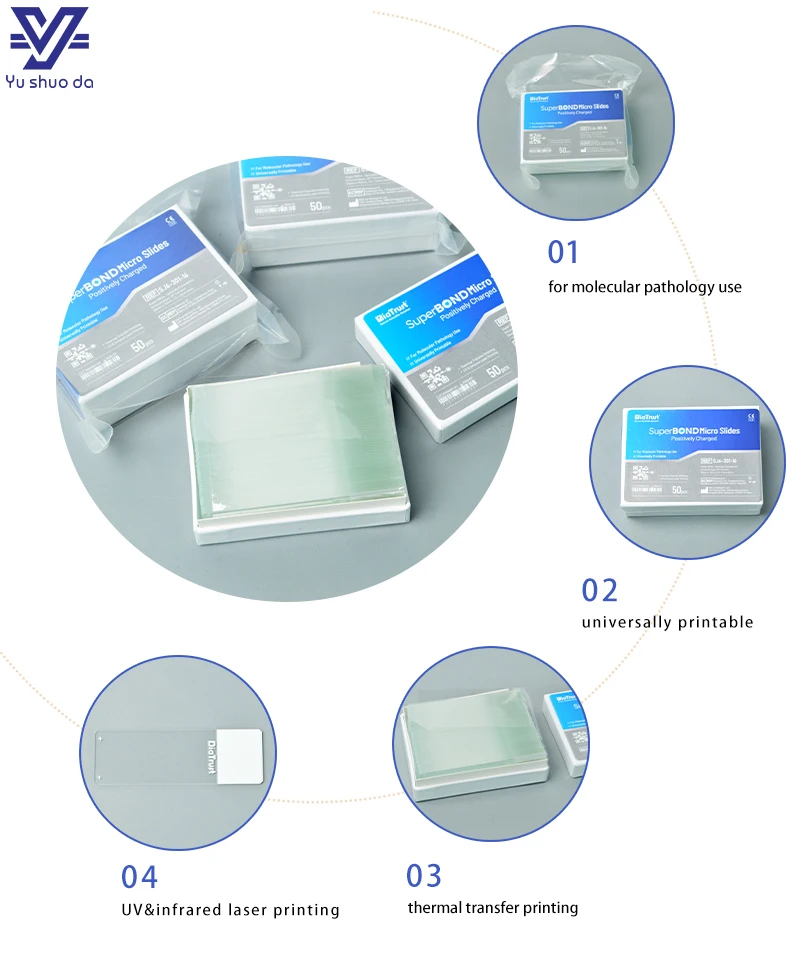 microscope slides and cover slips