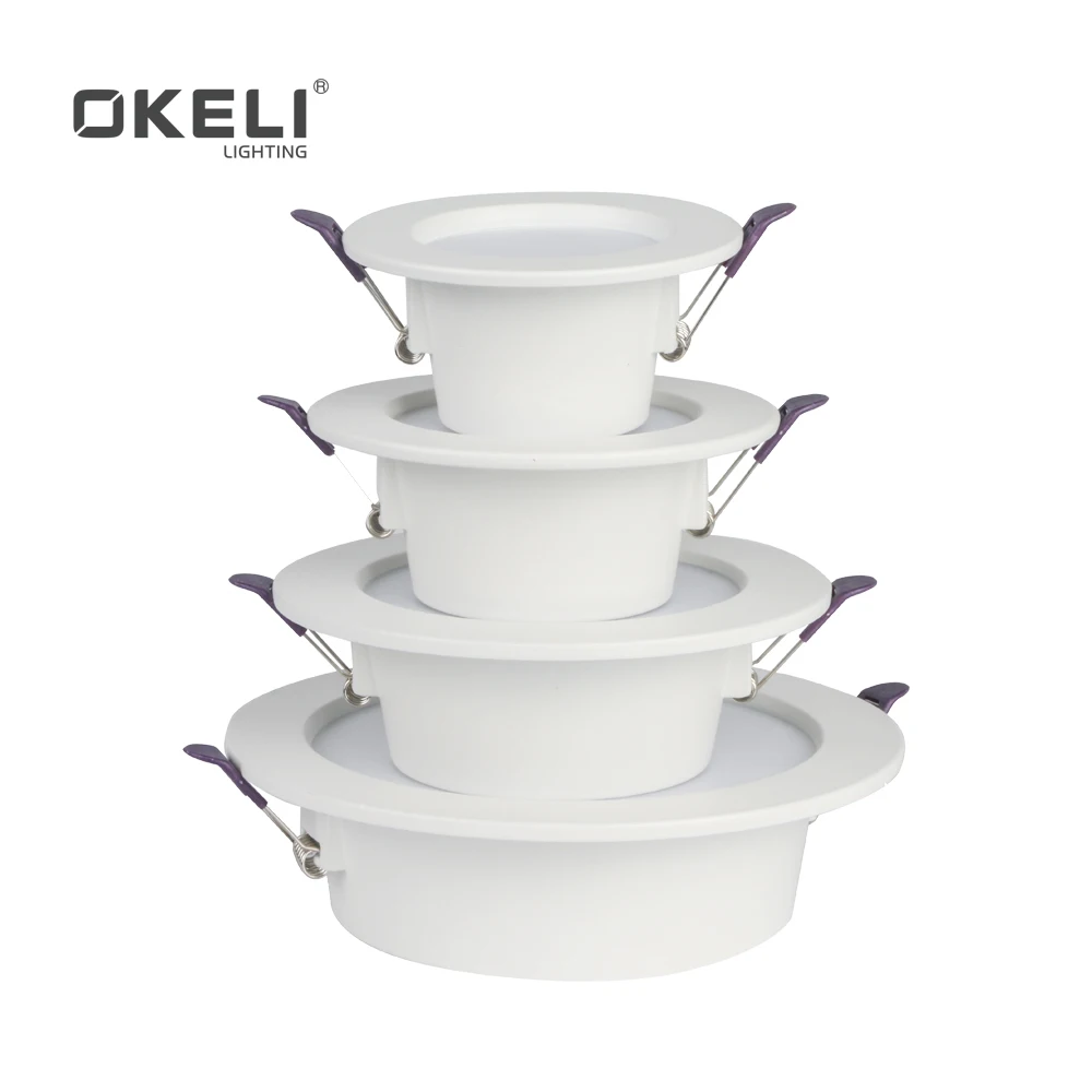 OKELI Supplier Best Price Commercial Indoor 5w 7w 230v Ceiling Recessed Led