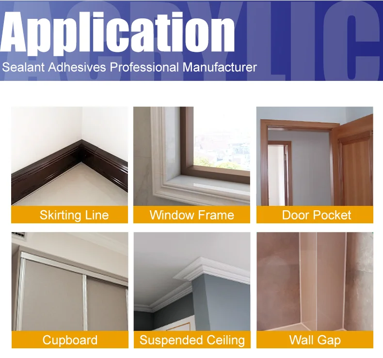 Mastic Acrylic Sealant Repairing Caulking Around Windows Filler