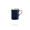 Disegno della tazza di coppia blu