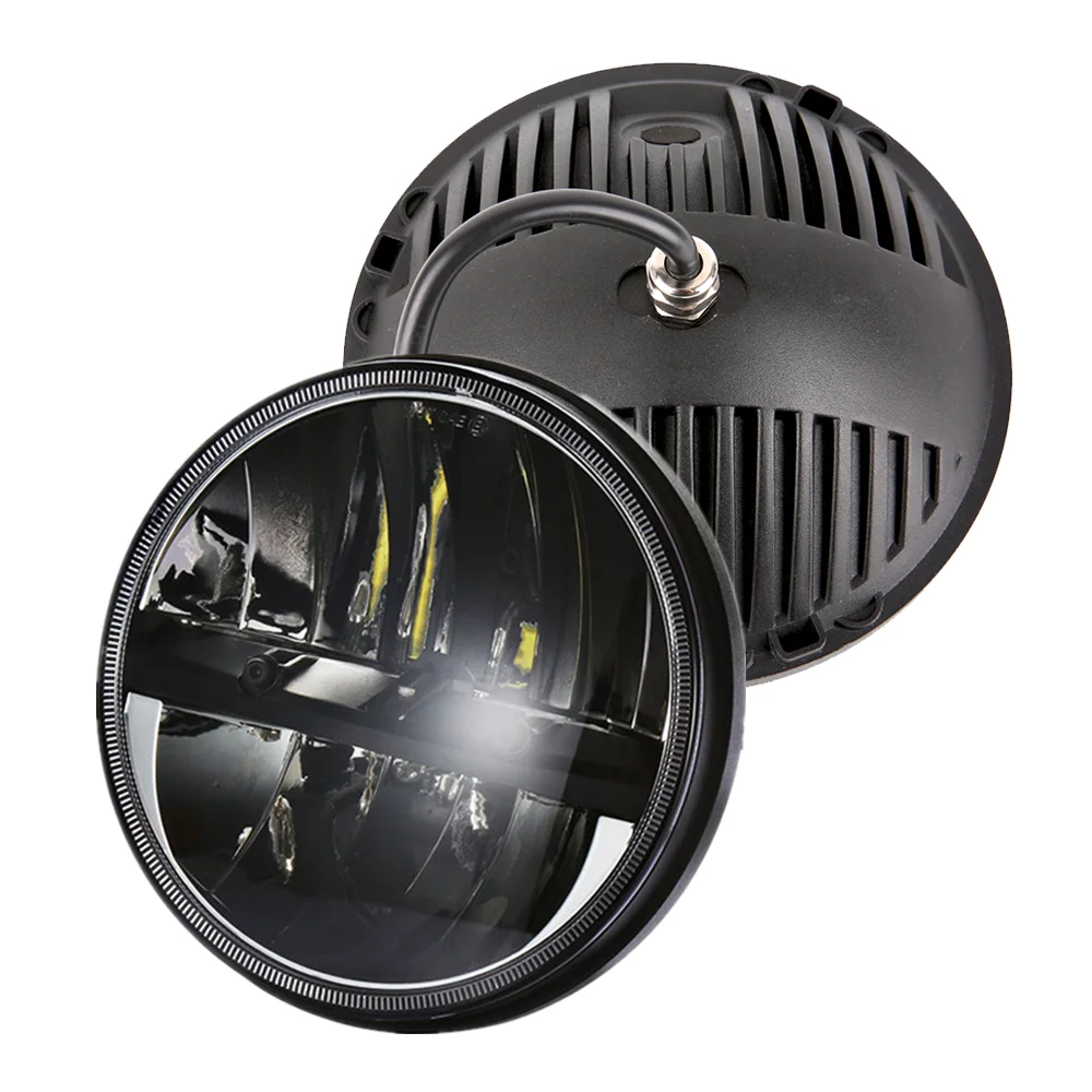 For Royal Enfield Motorcycle Headlight 7 Inch Round Headlight Led