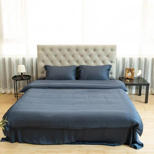 Silky Soft Luxury Bamboo Bedding Set  300TC Sateen Home Use Comfortable Bamboo Bed Sheet Set
